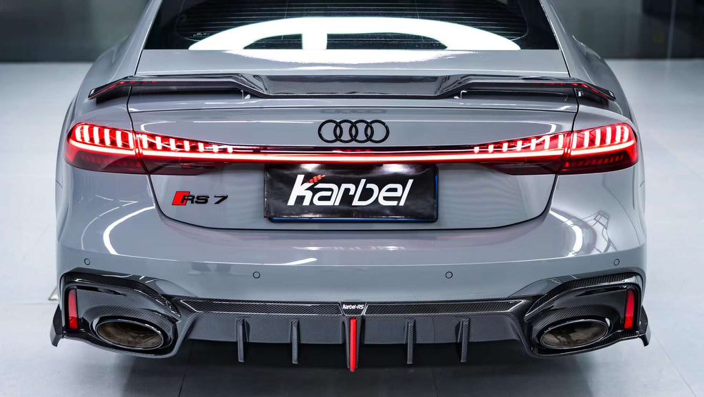 Karbel Carbon Fiber Rear Diffuser for Audi RS7 RS6 C8 2020-ON