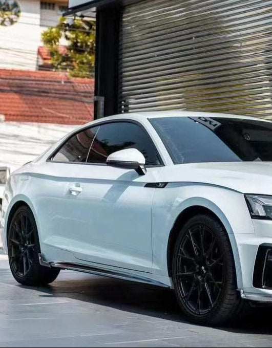 Audi S5 A5 B9.5 2020 2021 2022 2023 2024 Early 2025 With Aftermarket Parts - Side Skirts Pre-preg Carbon Fiber from Karbel Carbon