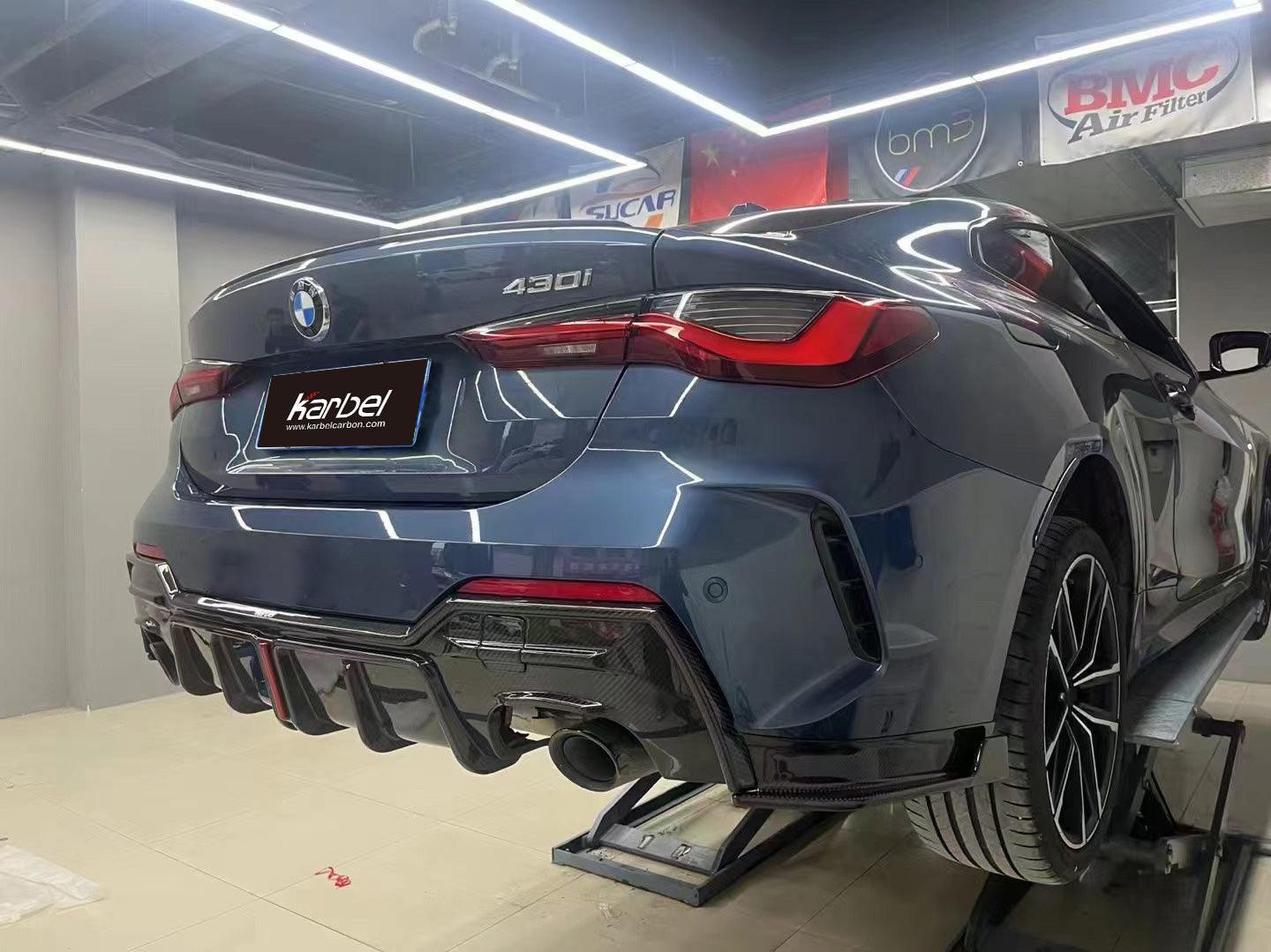 Karbel Carbon Dry Carbon Fiber Rear Diffuser For BMW 4 Series G22 G23 ...