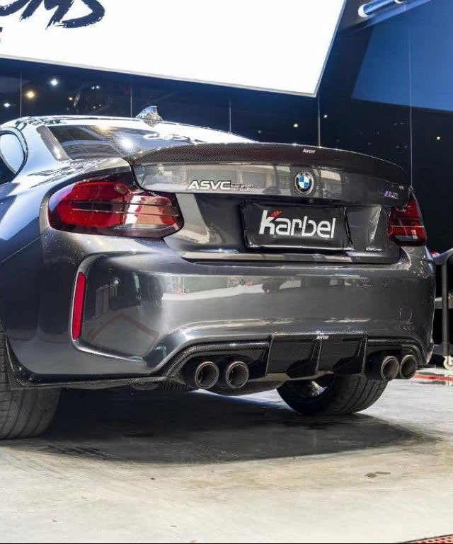 BMW M2 &frasl; M2C F87 Aftermarket Parts - Karbel Carbon Rear Diffuser Carbon  Fiber