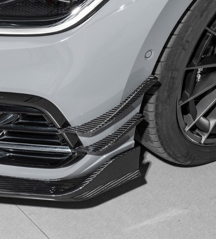 Volkswagen Arteon CC SE R-Line/SEL Premium R-Line/R-Line 4MOTION Facelift 2021 2022 2023 with Aftermarket Parts - Front Canards Dry Pre-preg Carbon Fiber from Karbel Carbon