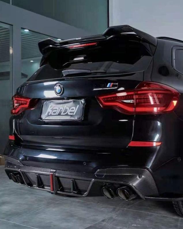 Karbel Carbon Dry Carbon Fiber Rear Roof Spoiler for BMW X3M & X3MC F97 2019-2021 - Performance SpeedShop