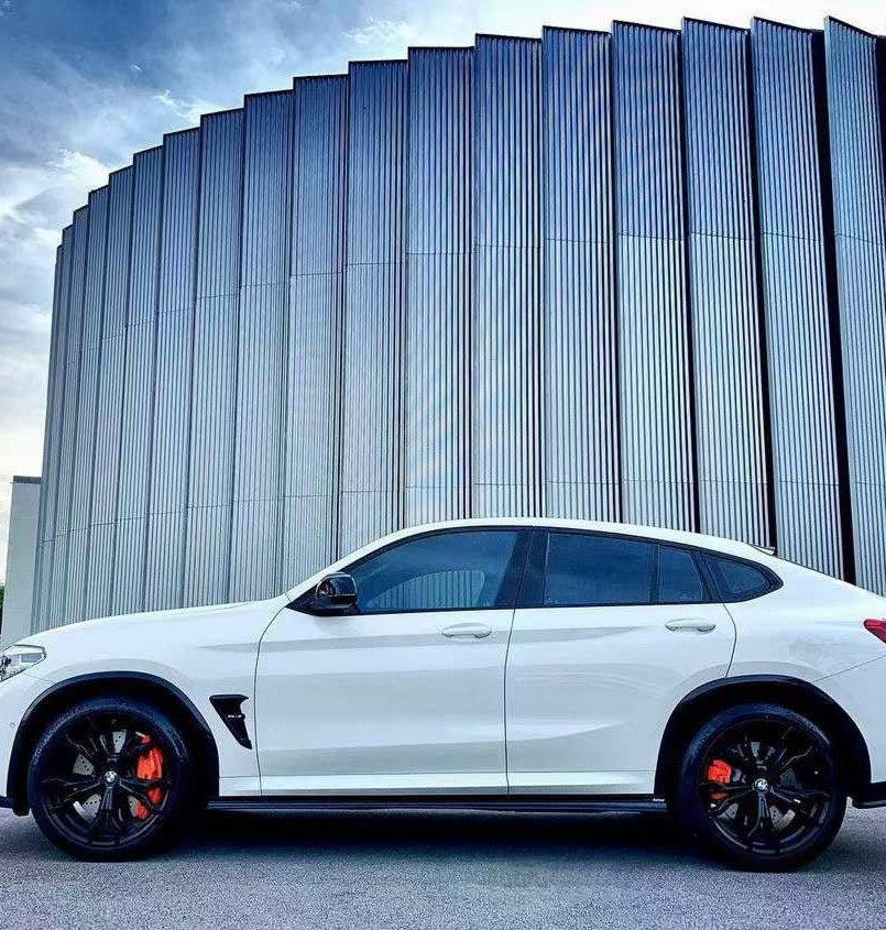 BMW X3 X3M X3MC G01 F97 (Fits Both Pre-LCI & LCI) 2019-ON & X4 X4M X4MC G02 F98 (Fits Both Pre-LCI & LCI) 2019-ON with Aftermarket Parts - Side Skirts Pre-preg Carbon Fiber from Karbel Carbon