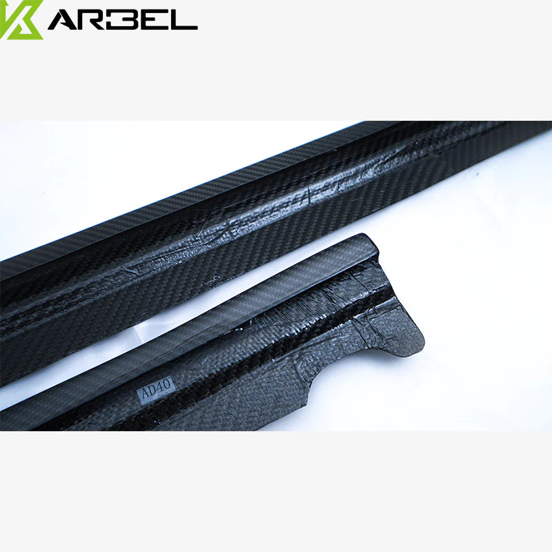 Karbel Carbon Pre-preg Carbon Fiber Side Skirts For Audi A4 Allroad B9 2017-2019