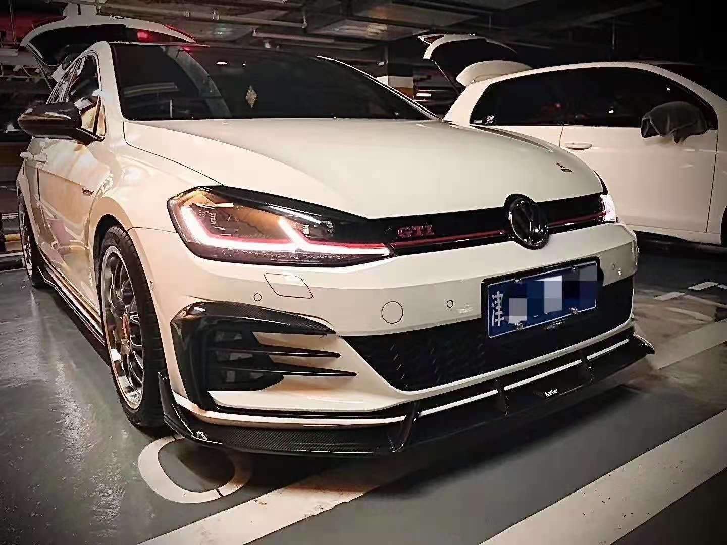 Karbel Carbon Dry Carbon Fiber Front Lip for Volkswagen Golf GTI  MK7.5
