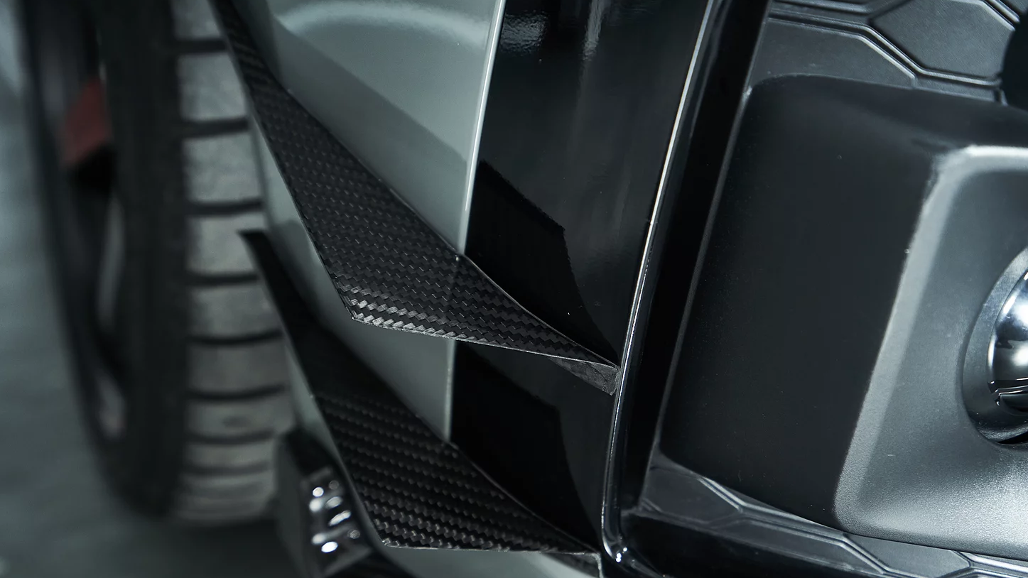 Karbel Carbon Dry Carbon Fiber Front Bumper Canards for Audi S5 & A5 S Line 2020-ON B9.5