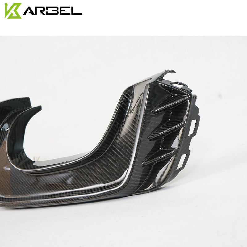 Karbel Carbon Dry Carbon Fiber Rear Diffuser Ver.1 for Audi S7 & A7 S Line & A7 2019-ON C8