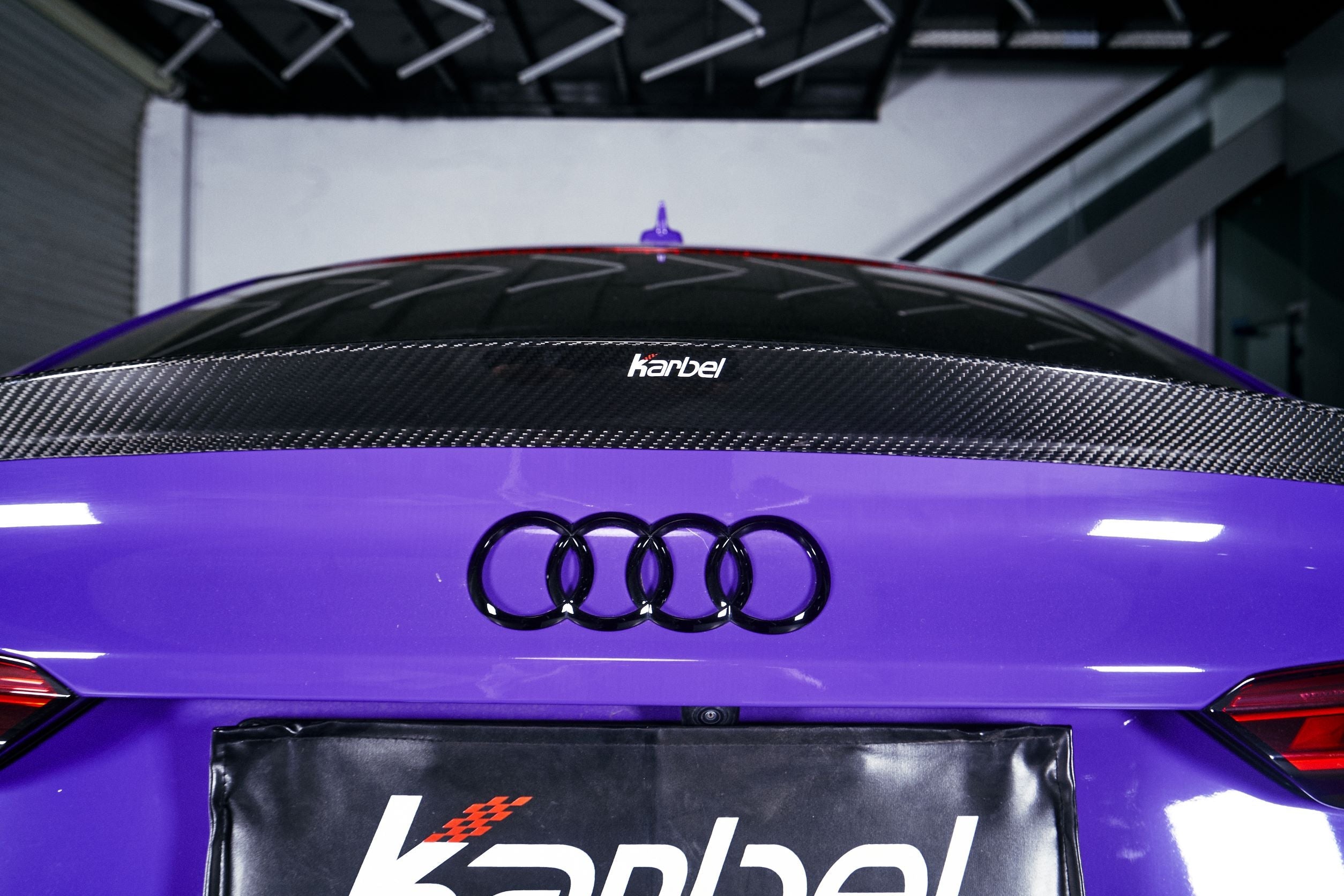 Karbel Dry Carbon Fiber Rear Spoiler Ver.1 For Audi Audi RS5 & S5 A5 S-Line & A5 B9 B9.5 2017-ON 4 Door Sedan