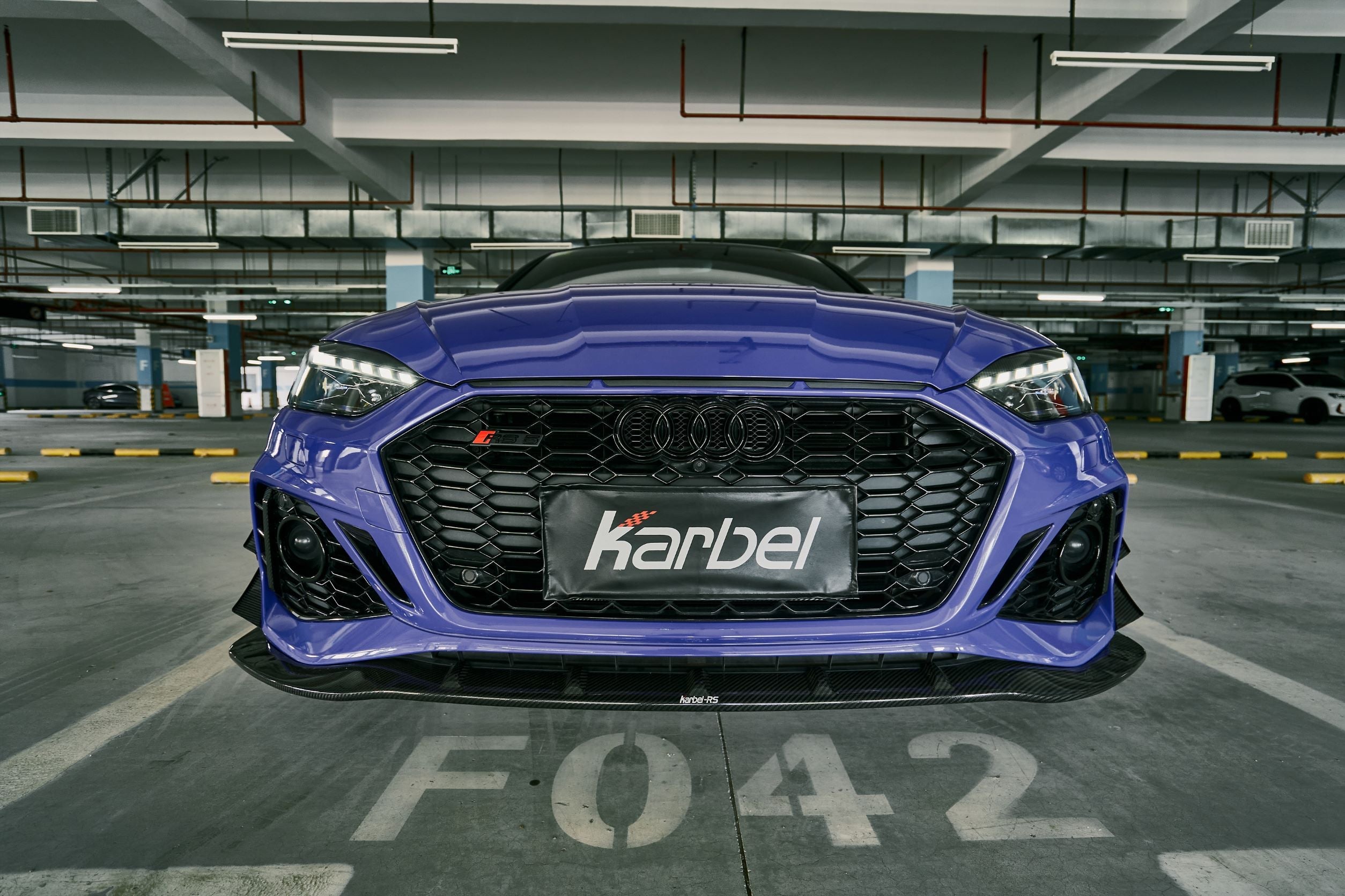 Karbel Carbon Dry Carbon Fiber Eyebrows Eyelids For Audi RS5 S5 A5 B9.5  2020-ON