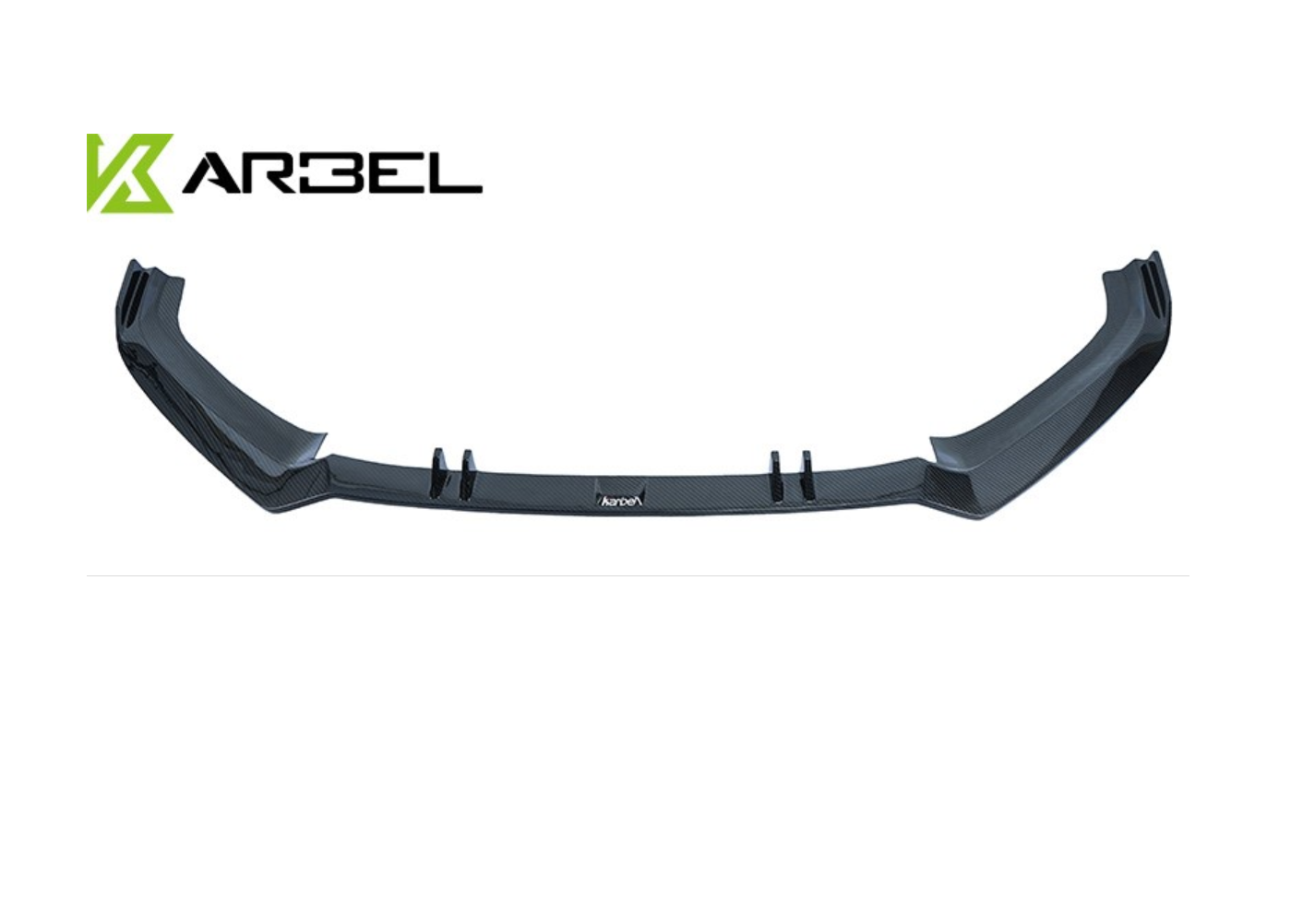 Karbel Carbon Dry Carbon Fiber Front Lip Ver.2 for Audi S4 & A4 S Line 2017-2018 B9