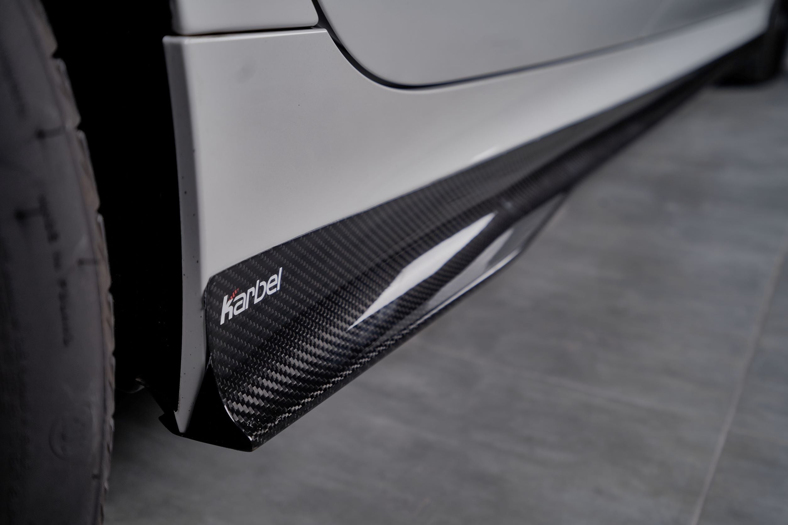 Karbel Carbon Dry Carbon Fiber Side Skirts for BMW 3 Series G20 2019-ON