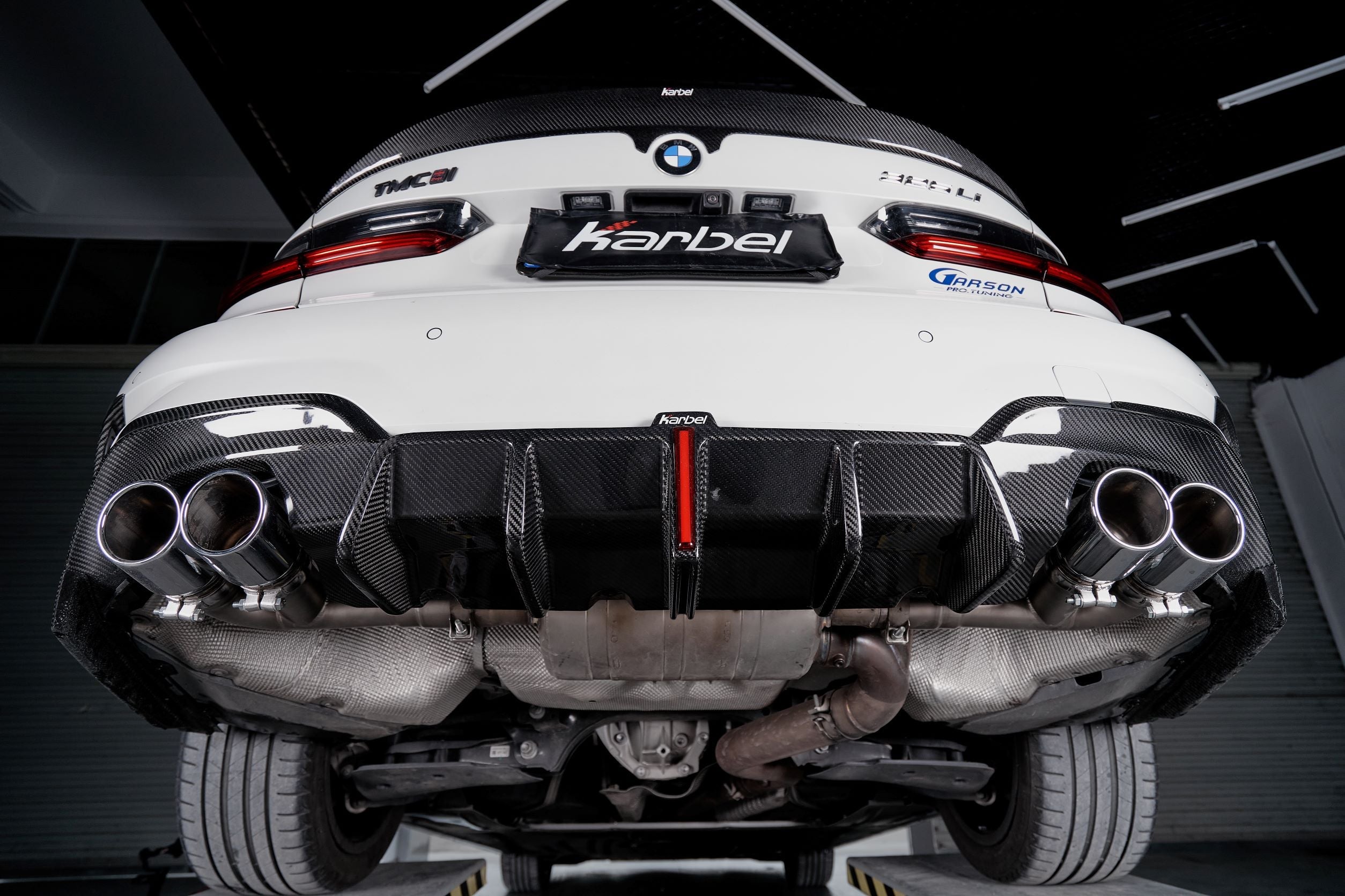 Karbel Carbon Dry Carbon Fiber Rear Diffuser for BMW 3 Series G20 2019-ON