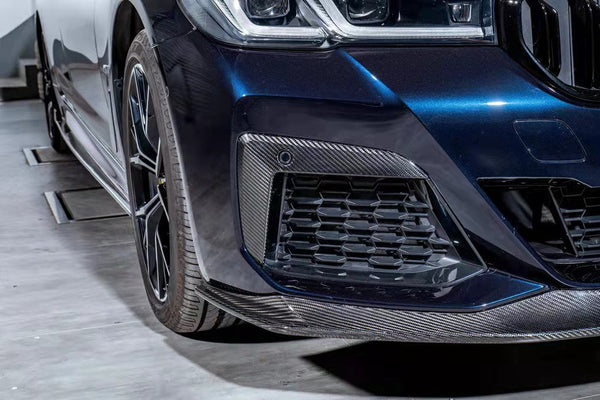 Karbel Carbon Dry Carbon Fiber Fog Light Overlays For BMW 5 Series