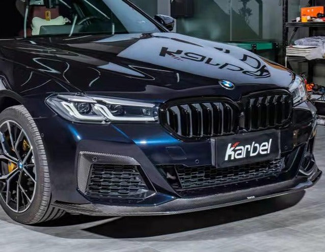 Karbel Carbon Dry Carbon Fiber Front Lip Splitter For BMW 5 Series G30 –  karbelcarbon