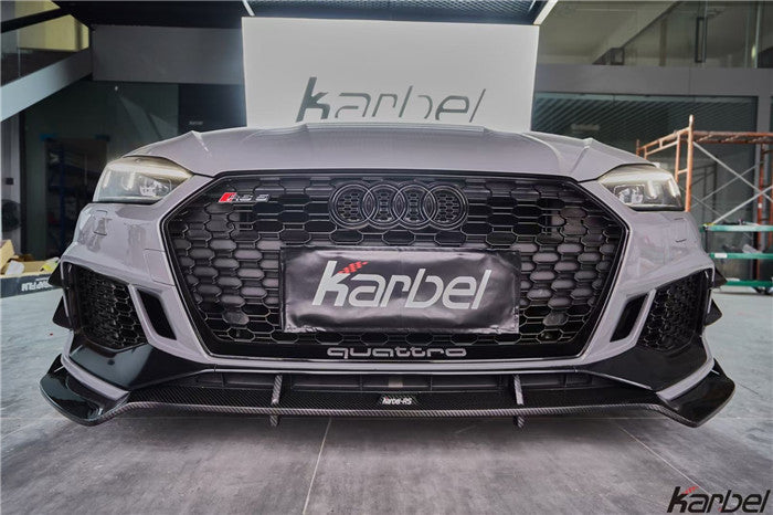 Karbel Carbon Dry Carbon Fiber Front Lip For Audi RS5 B9 2017-2019