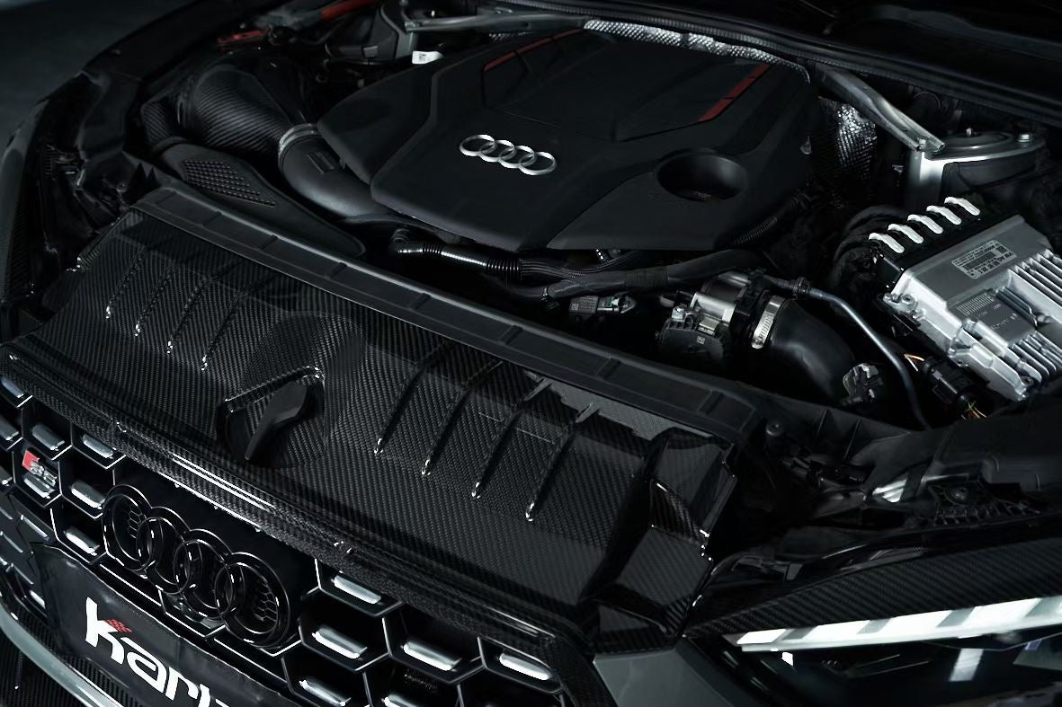 Karbel Carbon Dry Carbon Fiber Radiator Cooling Plate for Audi S5 & A5 S Line 2020-ON B9.5