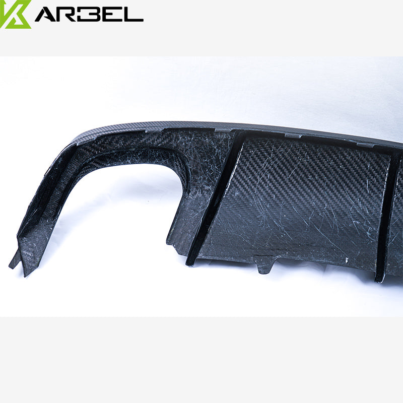 Karbel Carbon Dry Carbon Fiber Rear Diffuser Ver.1 for Audi A5 S Line & S5 2012-2016 B8.5