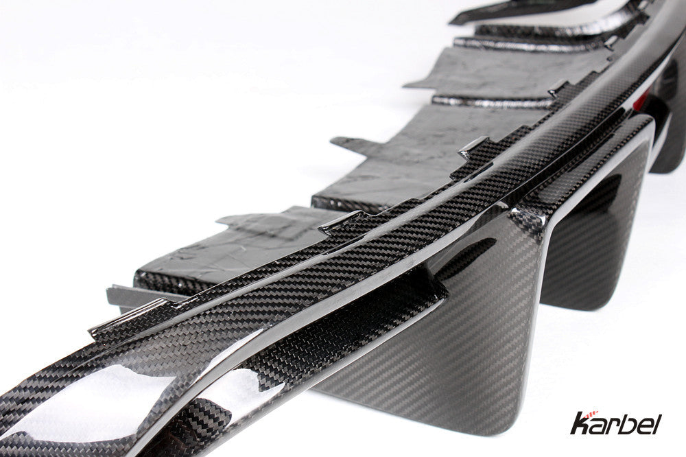 Karbel Carbon Dry Carbon Fiber Rear Diffuser Ver.2 for Audi A5 S Line & S5 2012-2016 B8.5