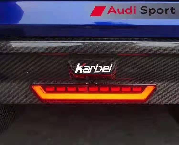 Karbel Carbon Dry Carbon Fiber Rear Diffuser for Audi  A4 2017-2018 B9