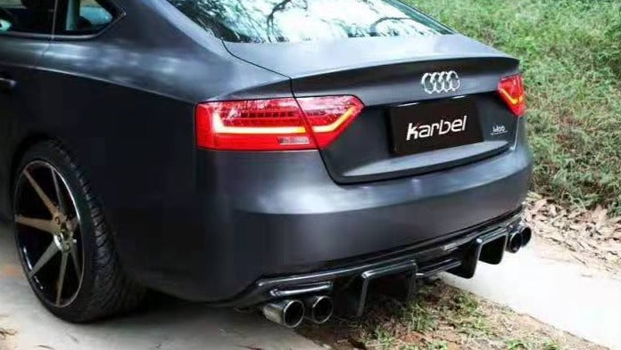 Karbel Carbon Dry Carbon Fiber Rear Diffuser for Audi A5 2012-2016
