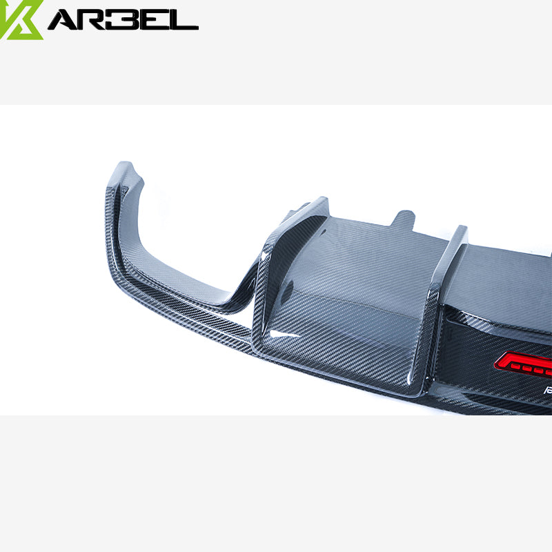 Karbel Carbon Dry Carbon Fiber Rear Diffuser for Audi A7 2016-2018 C7.5