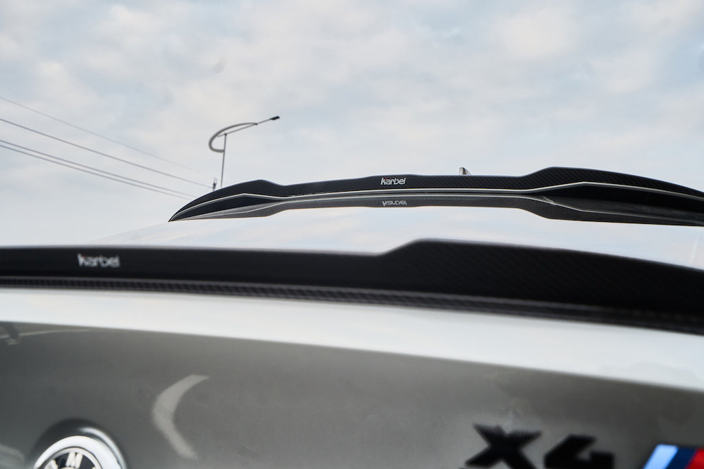 Karbel Carbon Dry Carbon Fiber Rear Trunk Spoiler for BMW X4 & X4M & X4MC F98 G02 2019-2021