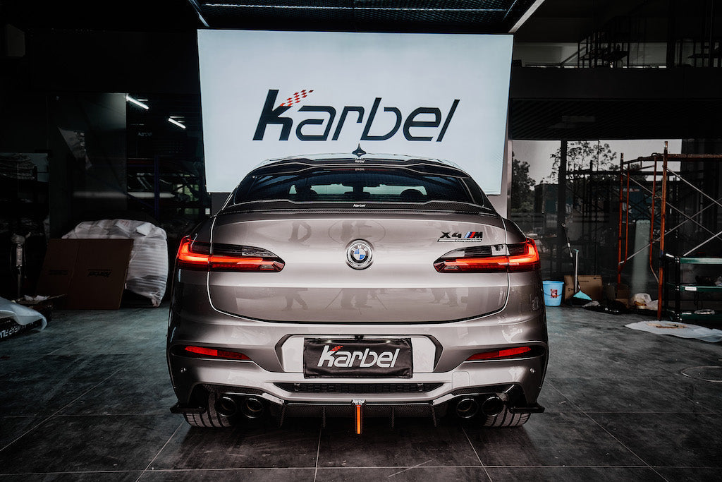 Karbel Carbon Dry Carbon Fiber Rear Diffuser for BMW X4M & X4MC F98 2019-2021