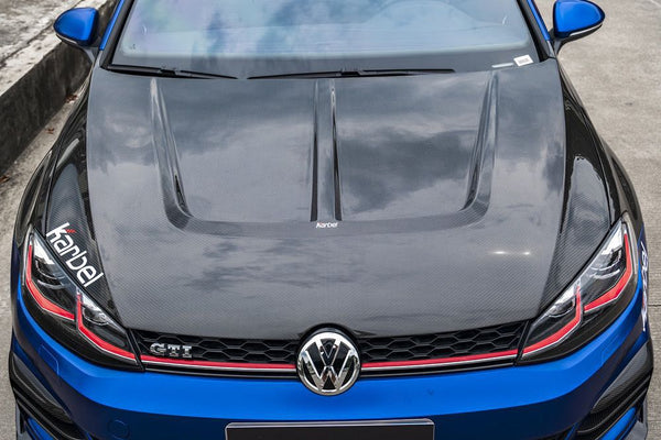 FLG Carbon Wahlhebel Schwarz Schaltknauf VW Golf GTI R Cupra