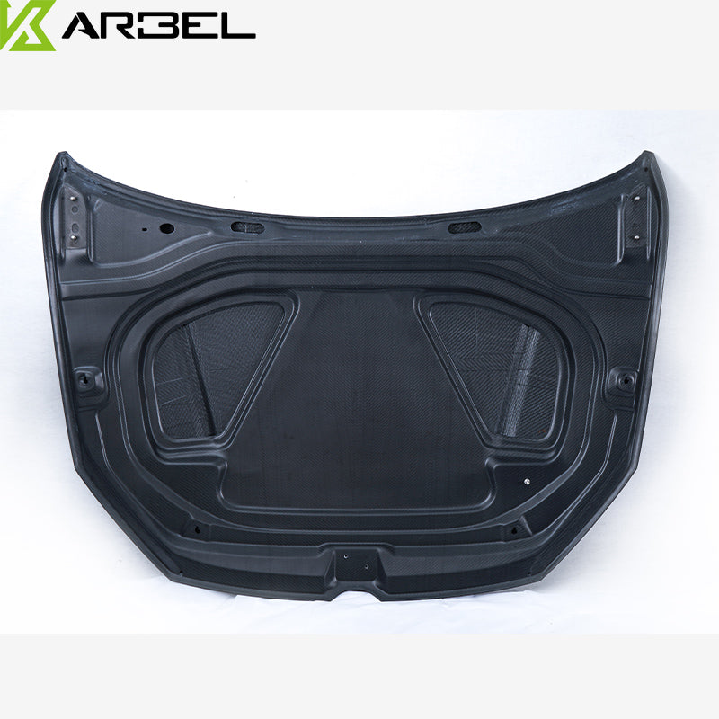 Karbel Carbon Dry Carbon Fiber Double-sided Hood Bonnet for Volkswagen Golf & GTI & Golf R MK7.5 MK7