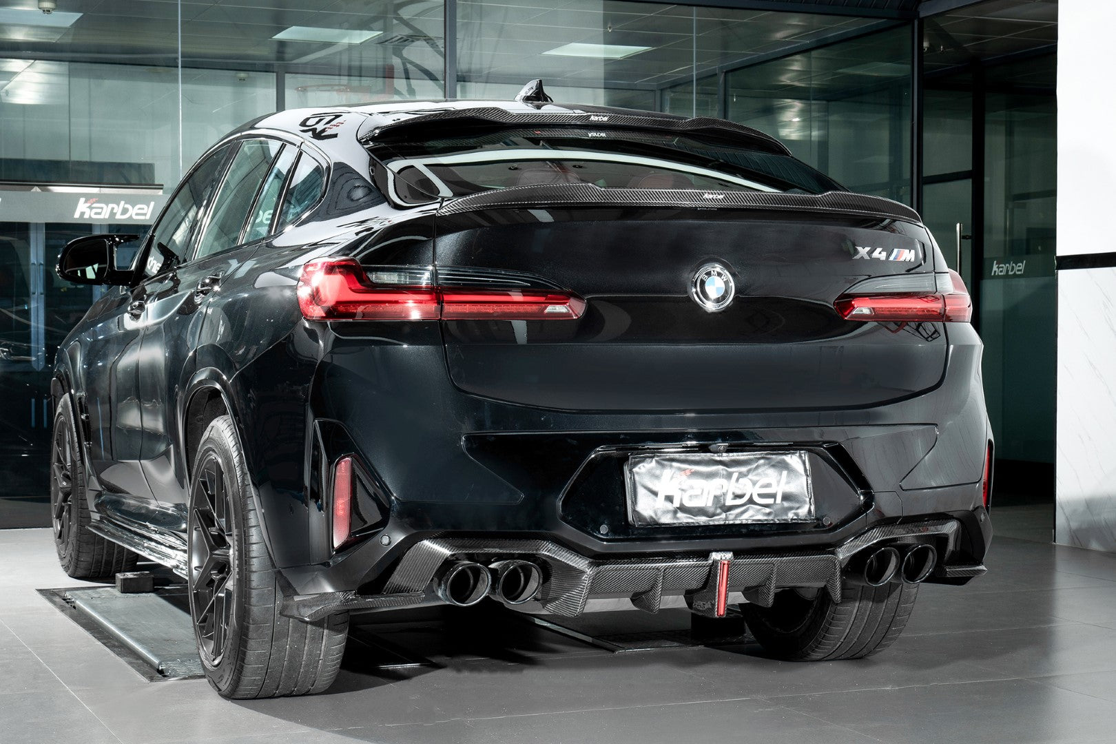 Karbel Carbon Pre-preg Carbon Fiber Rear Diffuser for BMW X4M/C F98 LCI 2022-ON