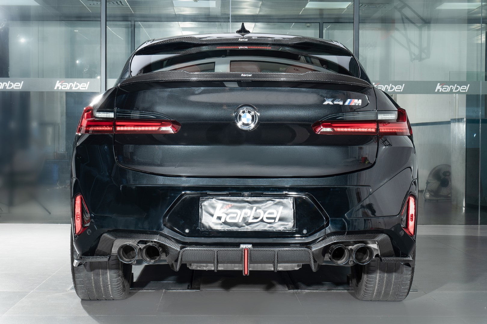 Karbel Carbon Dry Carbon Fiber Rear Trunk Spoiler for BMW X4 & X4M & X4MC F98 G02 2019-2021