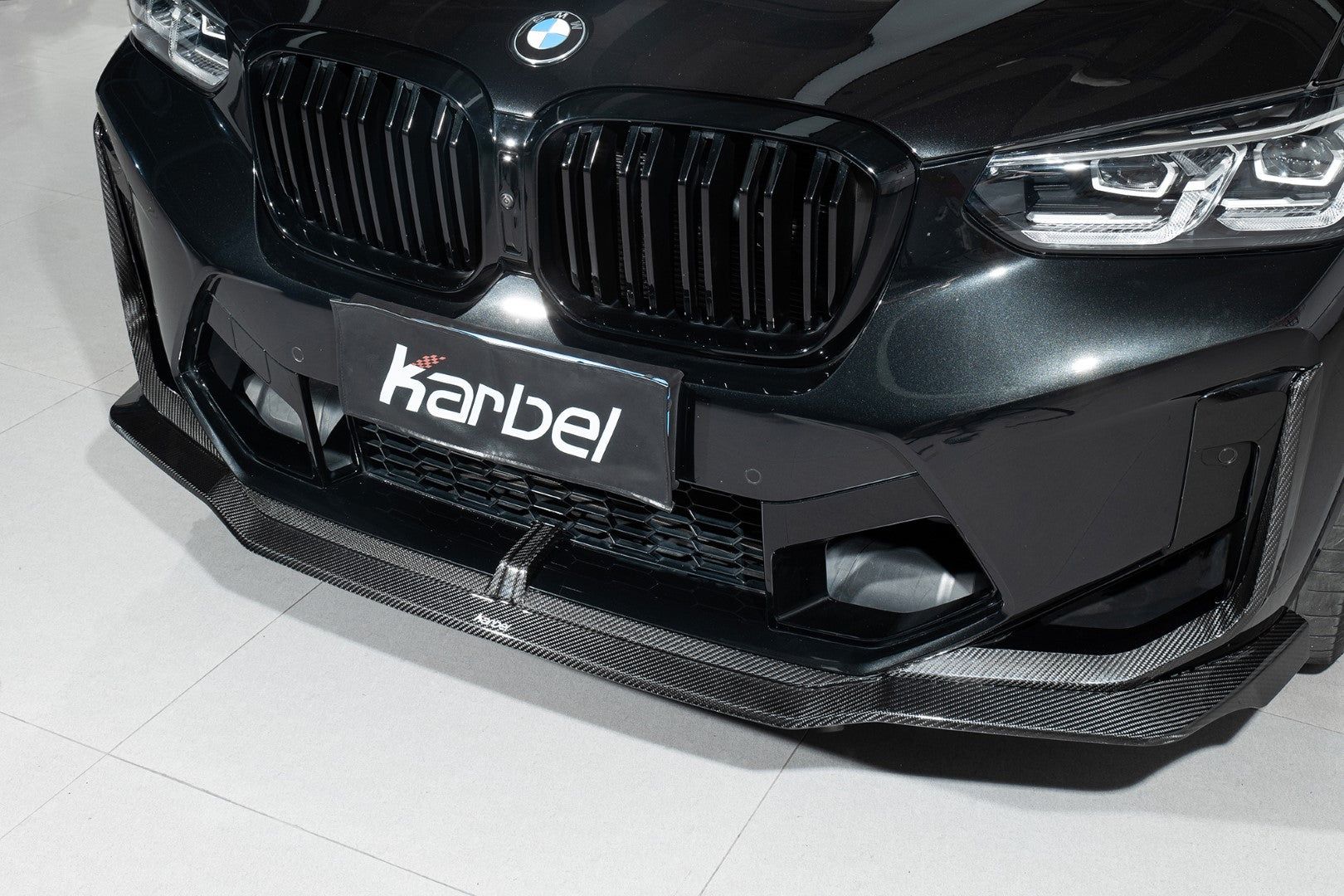 Karbel Carbon Pre-preg Carbon Fiber Upper Valences for BMW X4M/C F98 & X3M/C F97 LCI 2022-ON