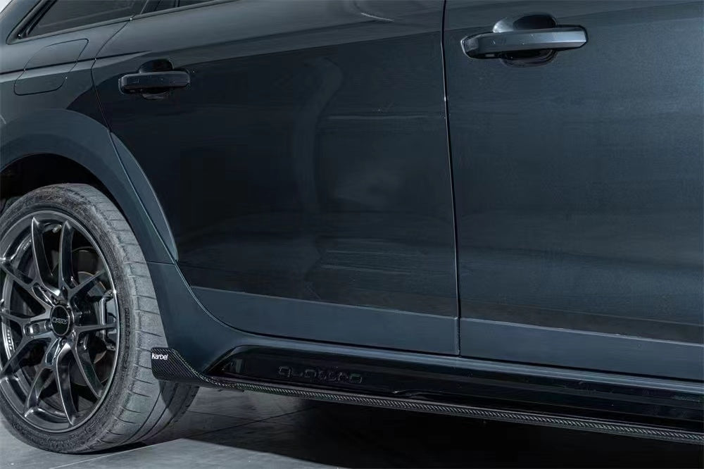 Karbel Carbon Pre-preg Carbon Fiber Side Skirts Audi A4 Allroad B9.5 2020-ON