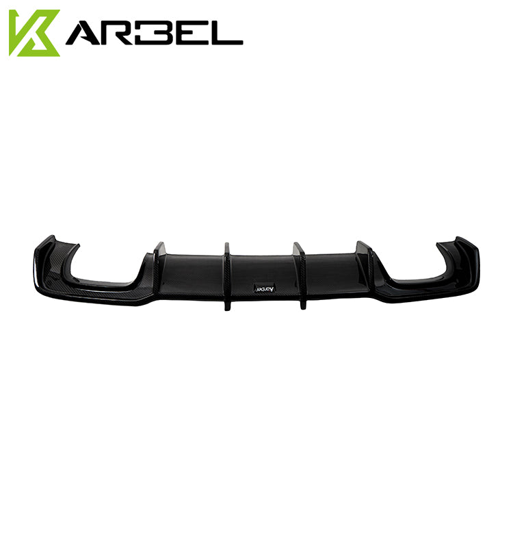 Karbel Dry Carbon Fiber Rear Diffuser for Audi A3 S Line & S3 2017-202 ...
