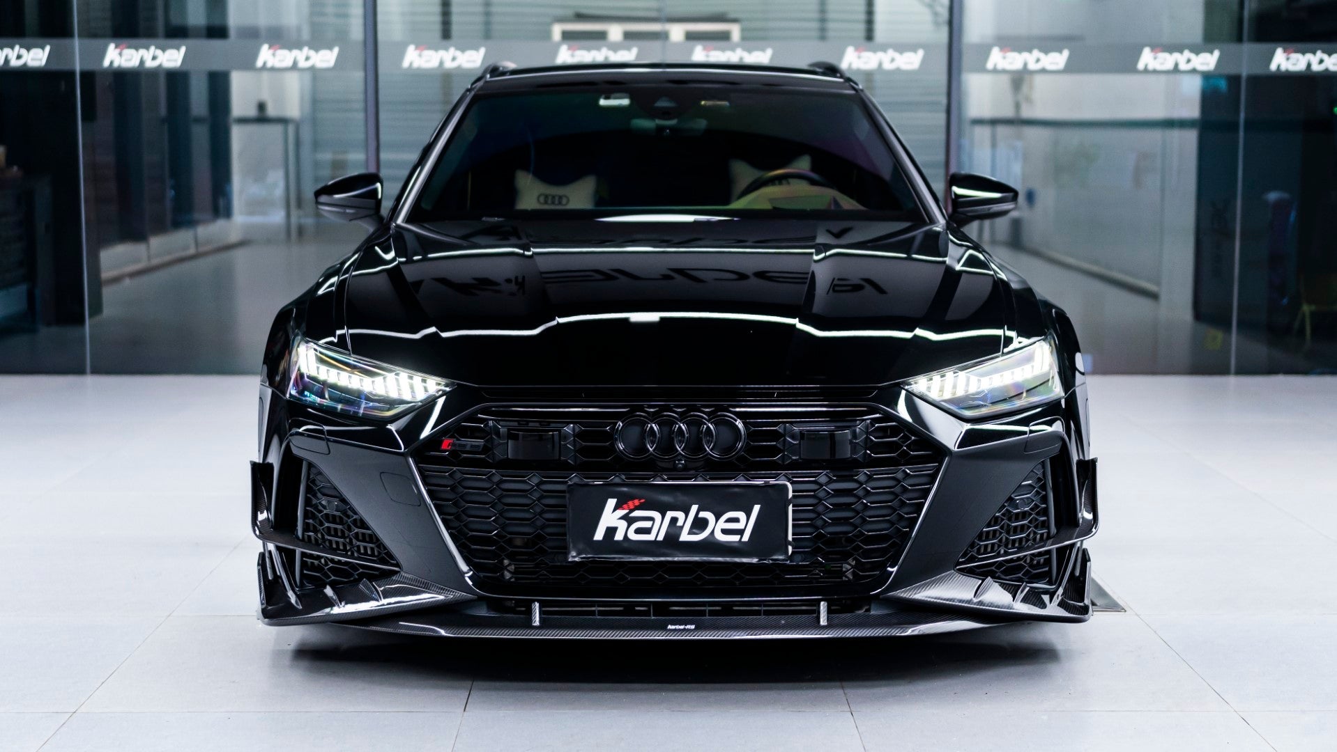 Kerbel Carbon Fiber Front Canards for Audi RS7 RS6 C8 2020-ON - Performance SpeedShop