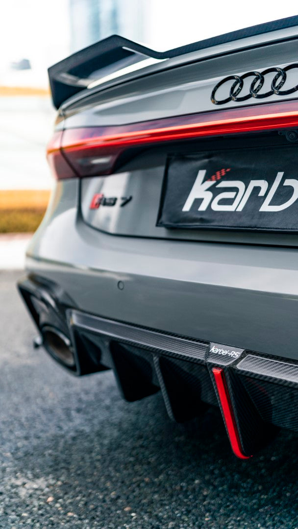 Kerbel Carbon Fiber Rear Diffuser for Audi RS7 RS6 C8 2020-ON - Performance SpeedShop