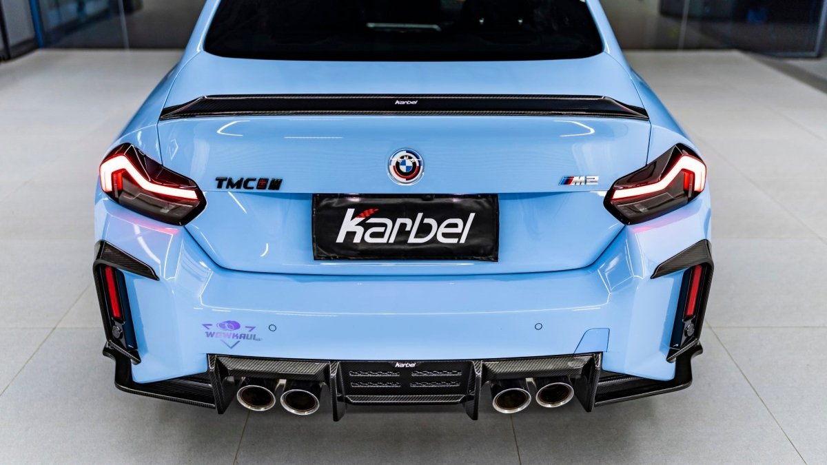 Karbel Carbon Fiber Rear Diffuser & Canards for BMW M2 G87 2023-ON - Performance SpeedShop