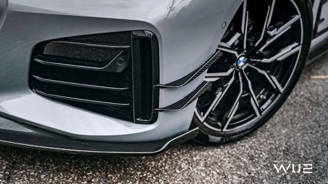 Karbel Carbon Fiber Front Canards for BMW I4 G26 M50 / e Drive 40 & G26 Gran coupe M440i 430i