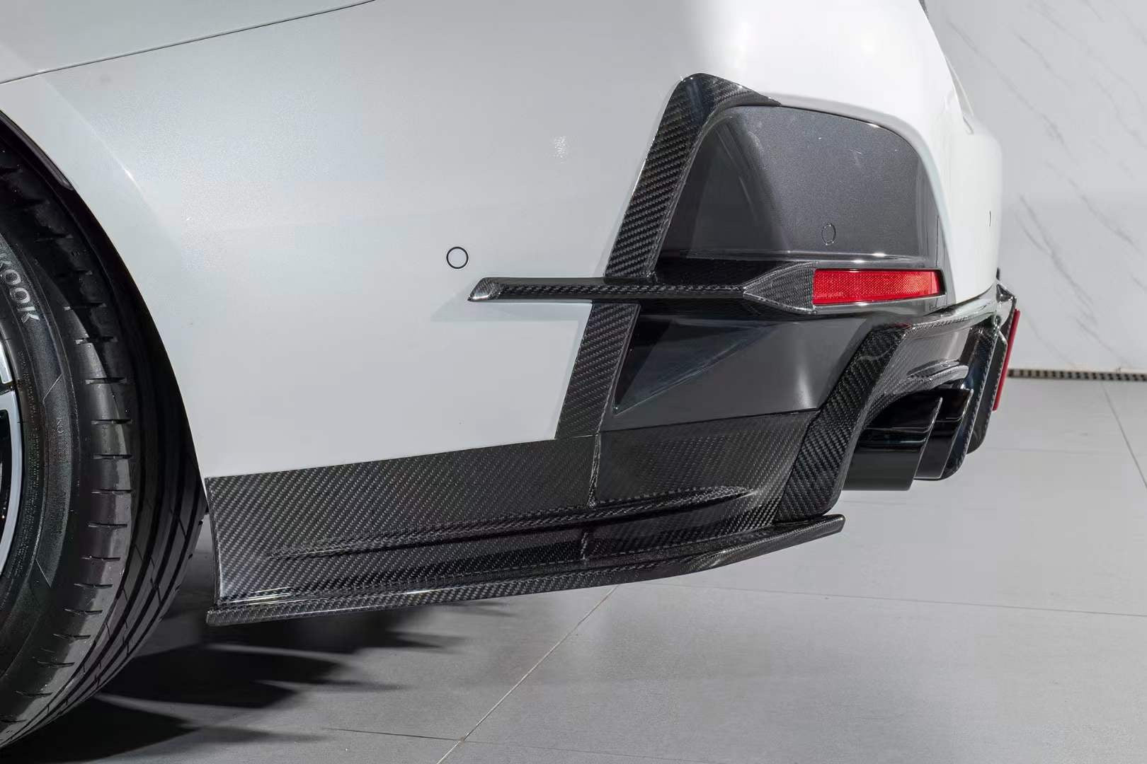 Karbel Carbon Fiber Rear Diffuser & Rear Canards for BMW 4 Series G26 Gran coupe M440i 430i