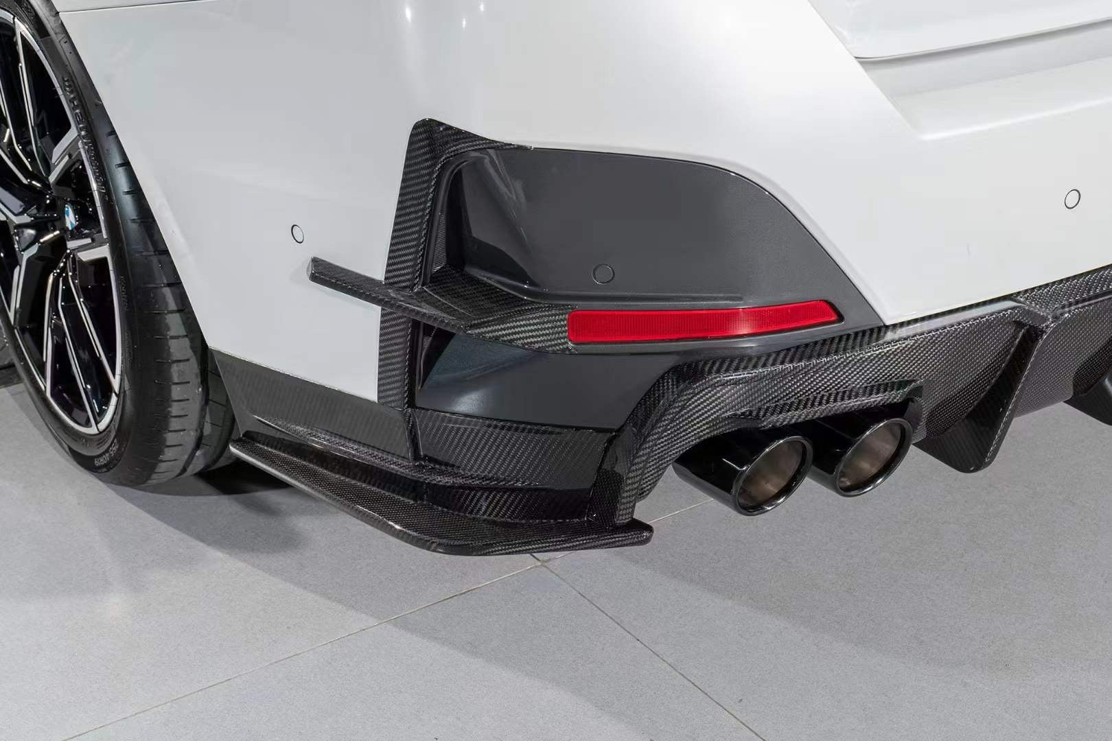 Karbel Carbon Fiber Rear Diffuser & Rear Canards for BMW 4 Series G26 Gran coupe M440i 430i